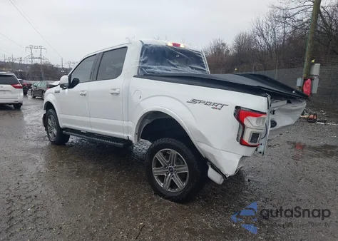 2018 Ford F-150 Lariat from USA, damaged, VIN 1FTEW1EP7JFD12136